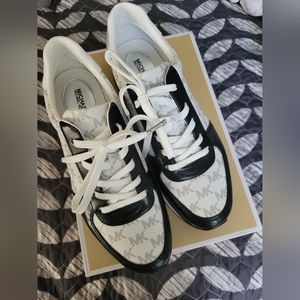 MK Black and White Sneakers